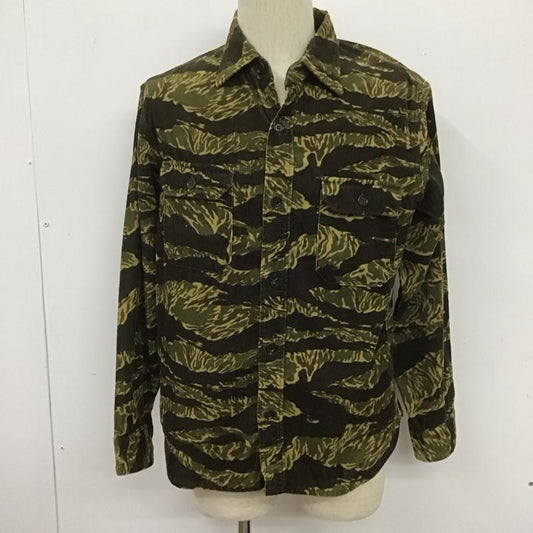 テンダーロイン TENDERLOIN シャツ、ブラウス 長袖 長袖シャツ カラーシャツ ポケットシャツ 長袖カットソー ミリタリーシャツ S カモフラージュ柄・迷彩 マルチカラー / マルチカラー /  メンズ USED 古着 中古 10106786
