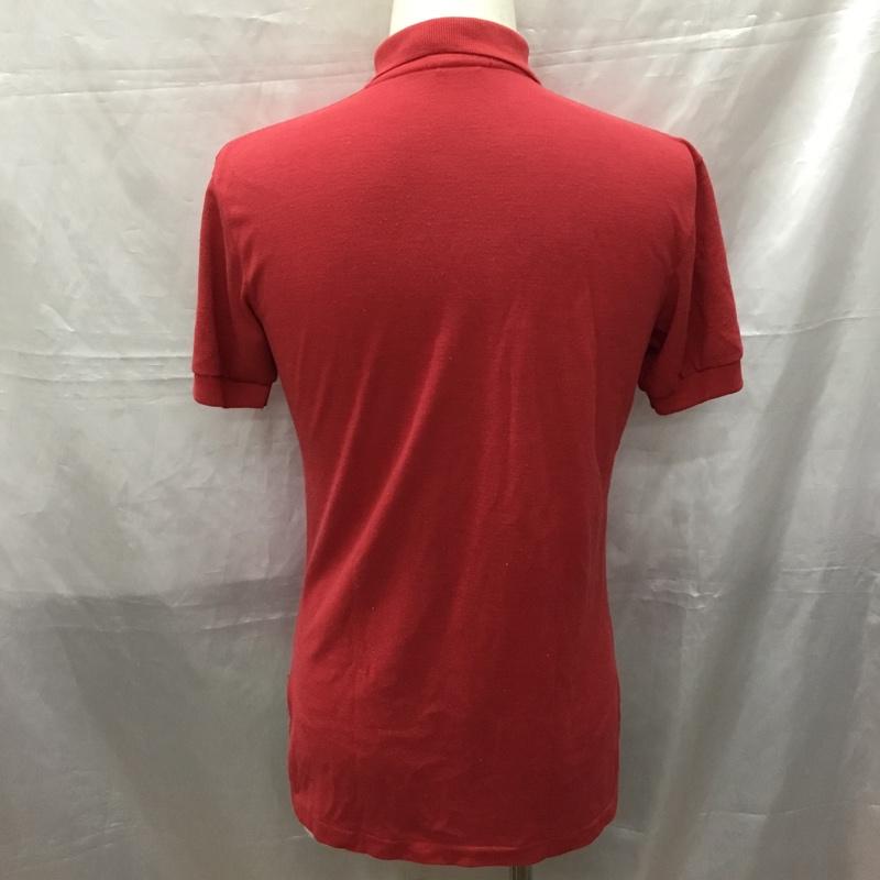 ラコステ LACOSTE ポロシャツ 半袖 ワニ ワンポイント 赤 / レッド /  メンズ USED 古着 中古 10115528