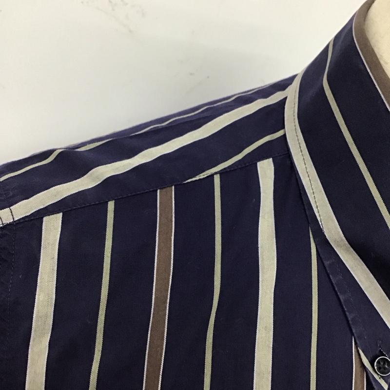 アルマーニジーンズ ARMANI JEANS シャツ、ブラウス 長袖 長袖シャツ カラーシャツ 長袖カットソー ストライプシャツ L ストライプ マルチカラー / マルチカラー /  メンズ USED 古着 中古 10123777