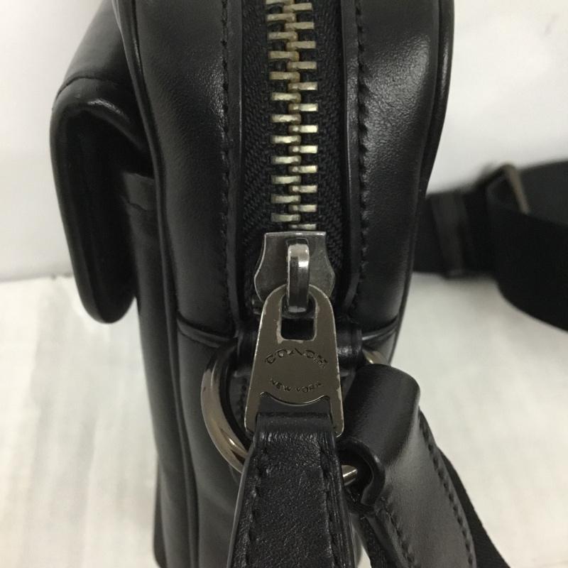 コーチ COACH ショルダーバッグ ショルダーバッグ C1269 ヘリテージ 無地 黒 / ブラック /  メンズ USED 古着 中古 10124169
