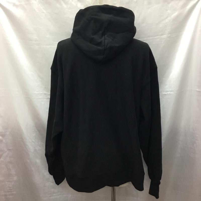 ゲス Guess パーカー 長袖 長袖パーカー フード付きパーカー プリントスウェット トレーナー L プリント 黒 / ブラック /  メンズ USED 古着 中古 10121097