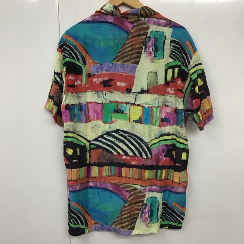 ジュンメン JUNMEN シャツ、ブラウス 半袖 半袖シャツ プリントシャツ ポケットシャツ 80s 90s プリント マルチカラー / マルチカラー /  メンズ USED 古着 中古 10131110