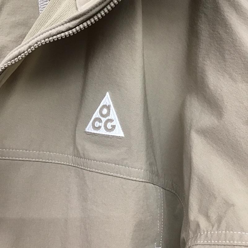ナイキ エィシージー NIKE ACG ジャケット、上着 ジャンパー、ブルゾン dh3104-247 ACGNRGSUNFARERジャケット XL ロゴ、文字 ベージュ / ベージュ /  メンズ USED 古着 中古 10149744