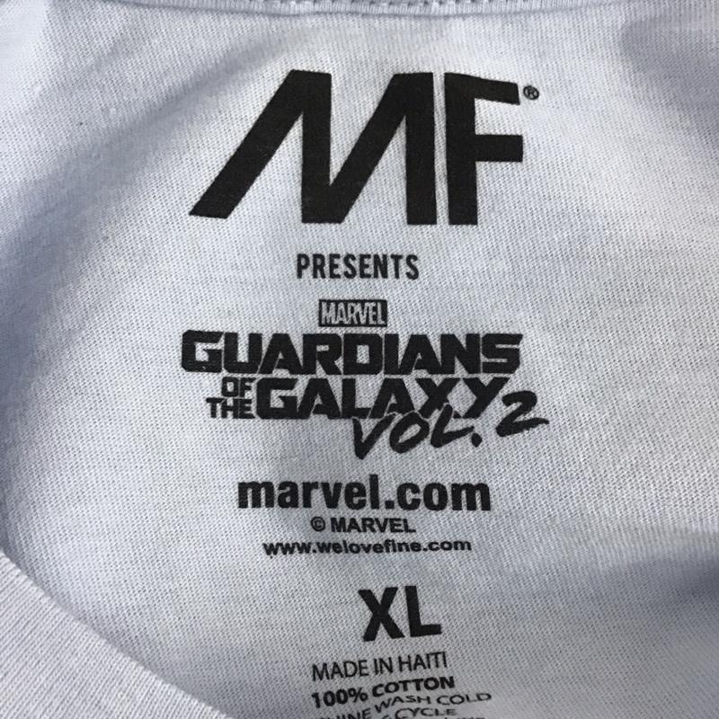 古着 USED Tシャツ 半袖 半袖カットソー プリントTシャツ Vネックカットソー XL ロゴ、文字 水色 / ライトブルー /  メンズ USED 古着 中古 10130115