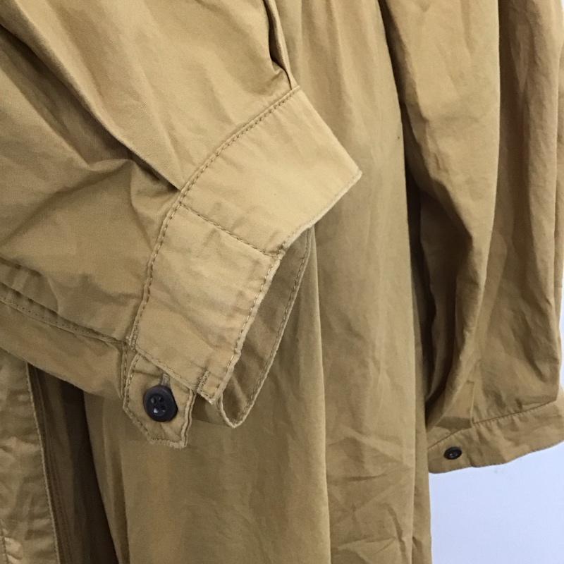 フリークスストア FREAK S STORE ワンピース ロングスカート 221-3140 長袖ワンピース ロングワンピース 前開きシャツワンピース FREE 無地 ベージュ / ベージュ /  レディース USED 古着 中古 10110230