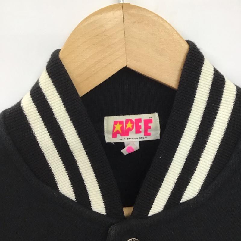 アベイシングエイプ A BATHING APE ジャケット、上着 ジャンパー、ブルゾン 無地 黒 / ブラック /  レディース USED 古着 中古 10147044