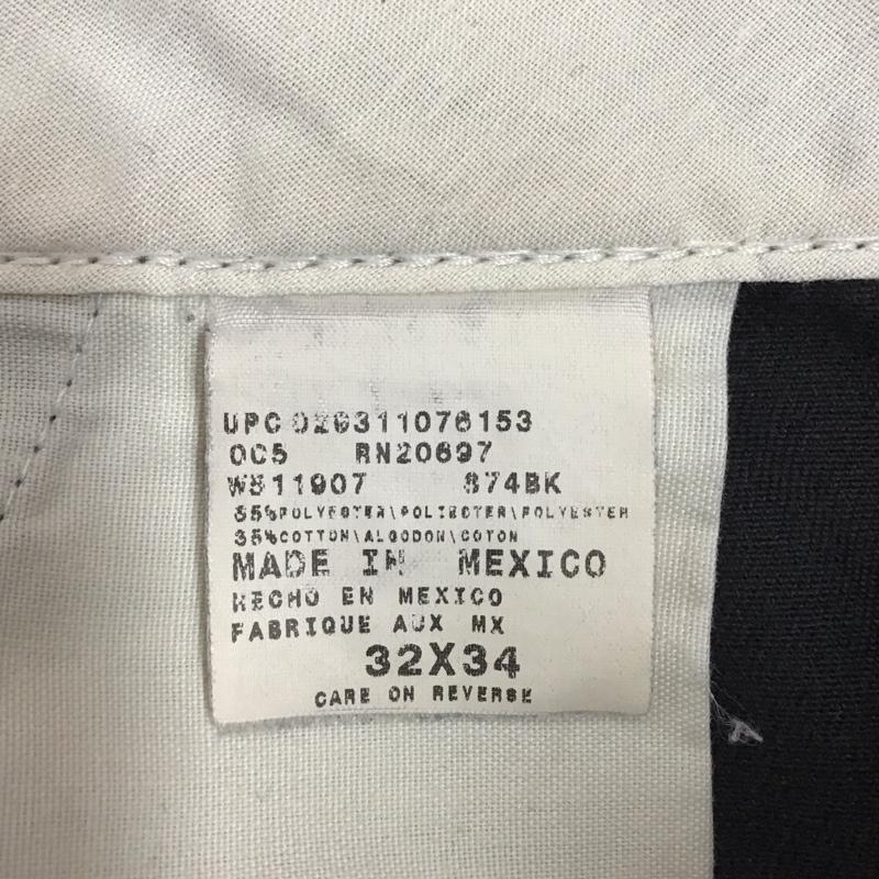 ディッキーズ Dickies パンツ ワークパンツ、ペインターパンツ ワークパンツ ワイドパンツ カジュアルパンツ 32インチ 無地 黒 / ブラック /  メンズ USED 古着 中古 10117509