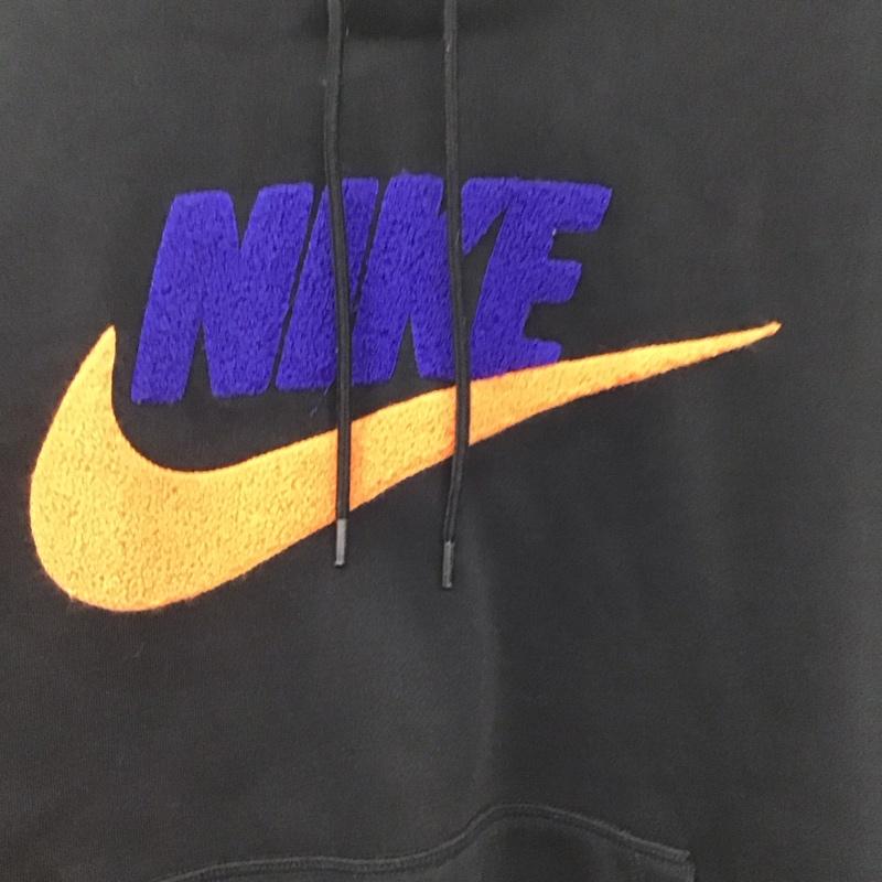 ナイキ NIKE パーカー 長袖 fn3105-010 パーカー スウェット プルオーバー XXL ロゴ、文字 黒 / ブラック /  メンズ USED 古着 中古 10147072