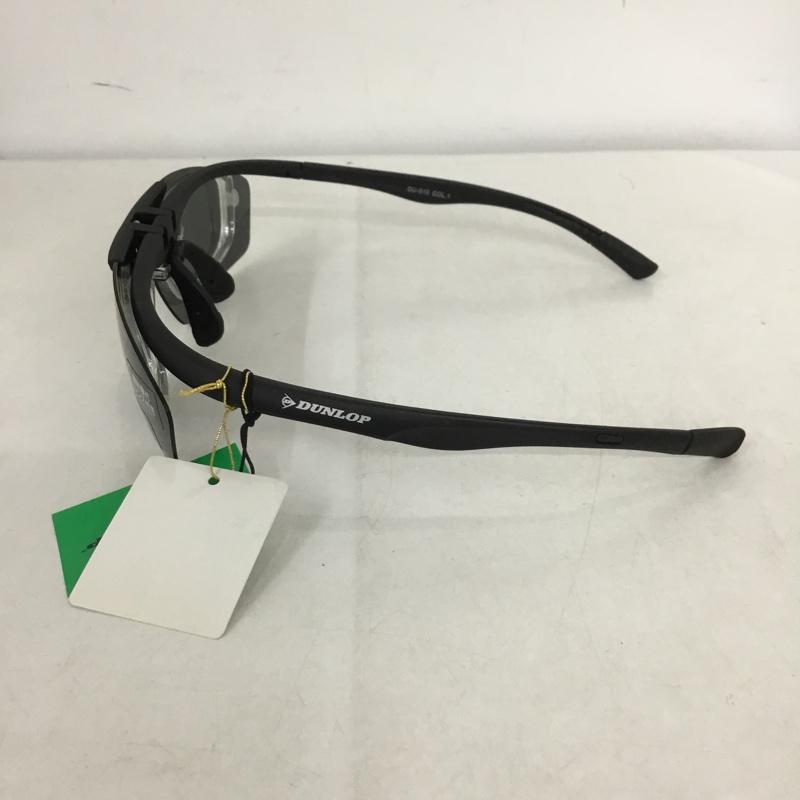 ダンロップ DUNLOP めがね・サングラス サングラス DU-010 スポーツサングラス ミラーレンズ ロゴ、文字 黒 / ブラック /  メンズ USED 古着 中古 10140528