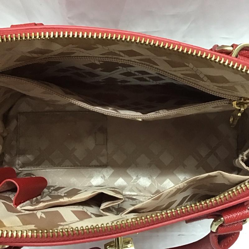 サマンサタバサ Samantha Thavasa ハンドバッグ ハンドバッグ ショルダー 2WAY 無地 赤 / レッド / X 金 / ゴールド /  レディース USED 古着 中古 10112183