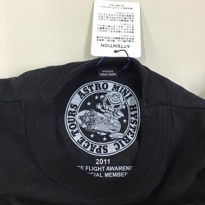 ヒステリック ミニ HYSTERIC MINI Tシャツ 半袖 100cm プリント 黒 / ブラック /  ガールズ USED 古着 中古 10123418