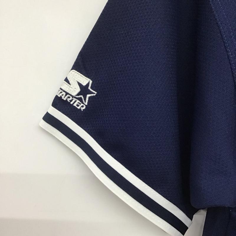 スターター STARTER シャツ、ブラウス 半袖 半袖シャツ スポーツウェア ユニフォーム L ロゴ、文字 紺 / ネイビー /  メンズ USED 古着 中古 10145364