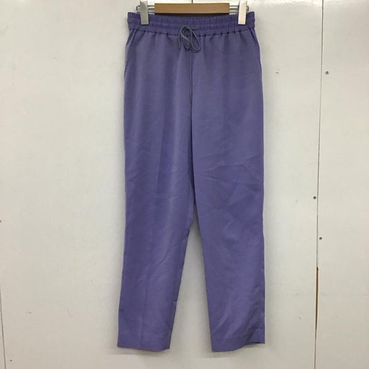 ユナイテッドアローズ　ビューティ＆ユース UNITED ARROWS BEAUTY & YOUTH パンツ スラックス 1614-299-5303 ツイルドローストリングパンツ L 無地 紫 / パープル /  レディース USED 古着 中古 10137283
