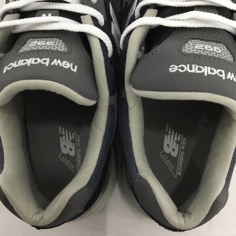 ニューバランス New Balance スニーカー スニーカー U992NY 29cm 箱有 29.0cm ロゴ、文字 紺 / ネイビー / X 灰 / グレー /  メンズ USED 古着 中古 10142064
