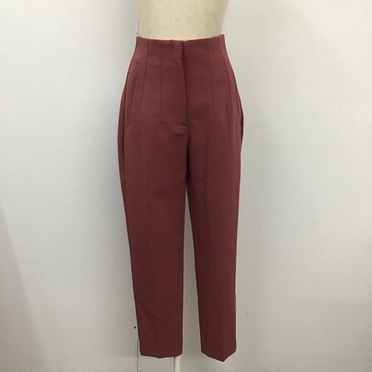 ザラ ZARA パンツ スラックス 7901 332 172 ハイウエストパンツ XS 無地 紫 / パープル /  レディース USED 古着 中古 10118697