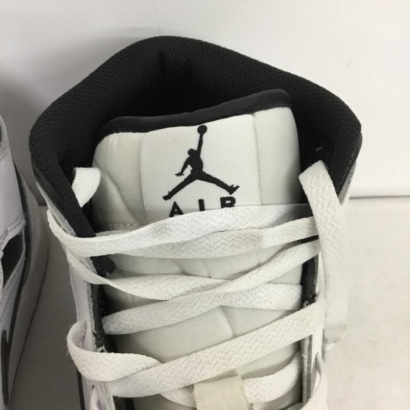 ナイキ NIKE スニーカー スニーカー DQ8426-132 AIR JORDAN 1 MID 27cm 27.0cm ロゴ、文字 白 / ホワイト / X 黒 / ブラック /  メンズ USED 古着 中古 10148395