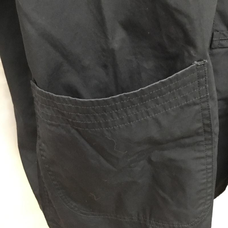 バルカン VULCAIN シャツ、ブラウス 半袖 212-1033 半袖シャツ カラーシャツ 半袖カットソー チャイナシャツ L 無地 黒 / ブラック /  メンズ USED 古着 中古 10120261