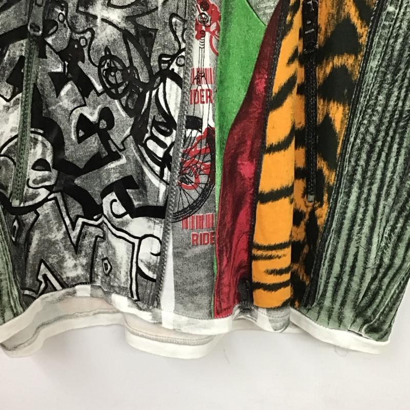 ジョンガリアーノ JOHN GALLIANO Tシャツ 半袖 プリント 白 / ホワイト /  メンズ USED 古着 中古 10132018