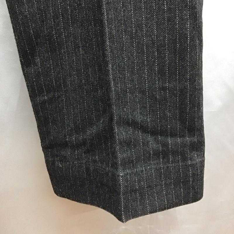 バナナリパブリック BANANA REPUBLIC パンツ スラックス スラックスパンツ ワイドパンツ カジュアルパンツ ストライプパンツ 30インチ ストライプ 灰 / グレー /  メンズ USED 古着 中古 10116881