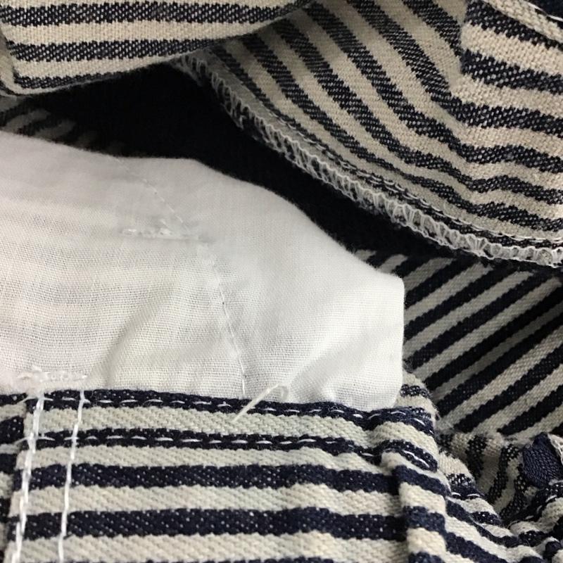 ジムマスター gym master パンツ ショートパンツ ショートパンツ ハーフパンツ カジュアルパンツ S ボーダー柄 白 / ホワイト / X 紺 / ネイビー /  メンズ USED 古着 中古 10142428