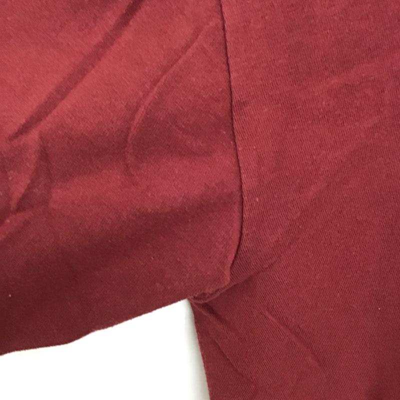 ステューシー STUSSY Tシャツ 半袖 L ロゴ、文字 X プリント えんじ / ワインレッド /  メンズ USED 古着 中古 10133104