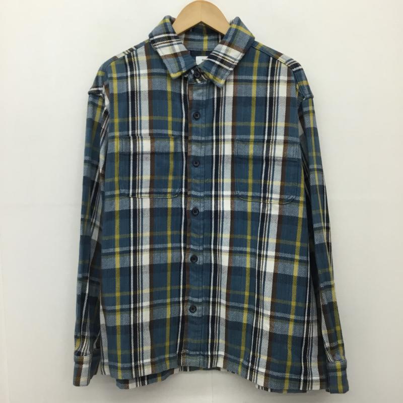 ロンハーマン Ron Herman シャツ、ブラウス 長袖 3620700133 S チェック 青 / ブルー /  メンズ USED 古着 中古 10141339
