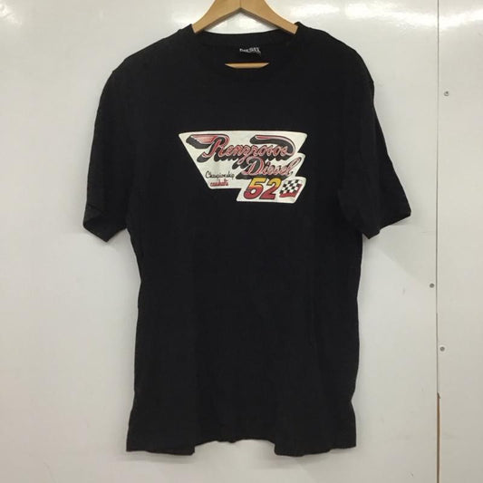 ディーゼル DIESEL Tシャツ 半袖 M プリント 黒 / ブラック /  メンズ USED 古着 中古 10144900