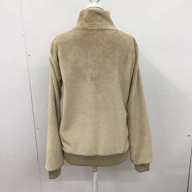 ビームスボーイ BEAMS BOY パーカー 長袖 ジップパーカー 無地 ベージュ / ベージュ /  レディース USED 古着 中古 10124507