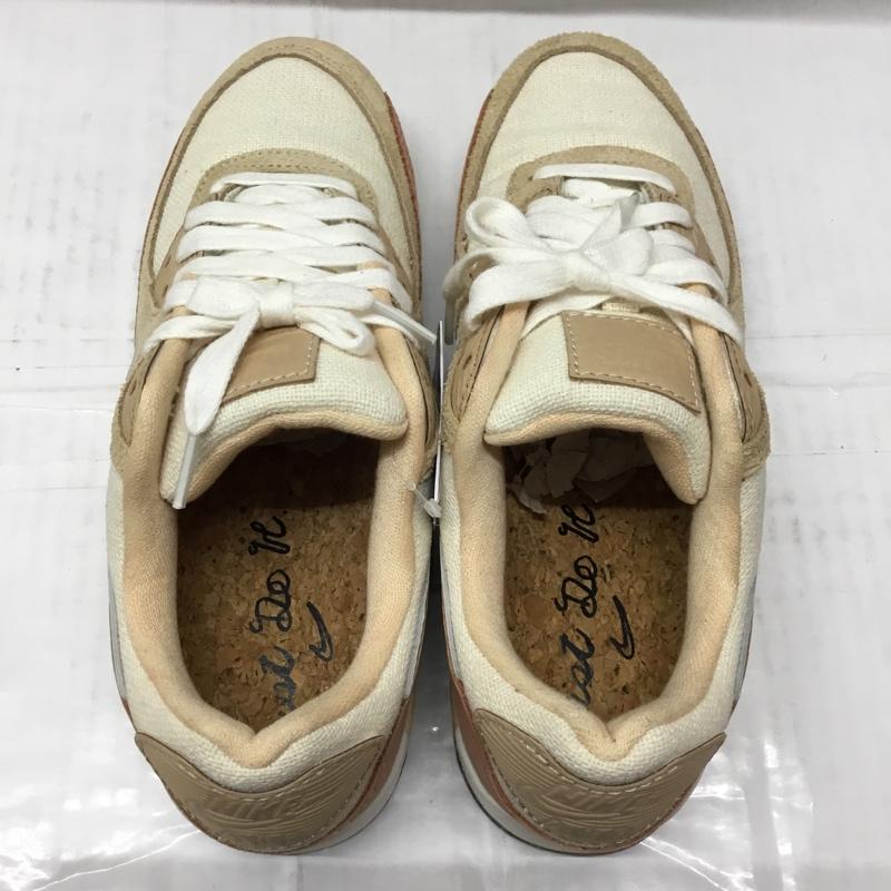 ナイキ NIKE スニーカー スニーカー CW6209-212 WMNS AIR MAX 90 28cm 28.0cm ロゴ、文字 ベージュ / ベージュ /  メンズ USED 古着 中古 10106525