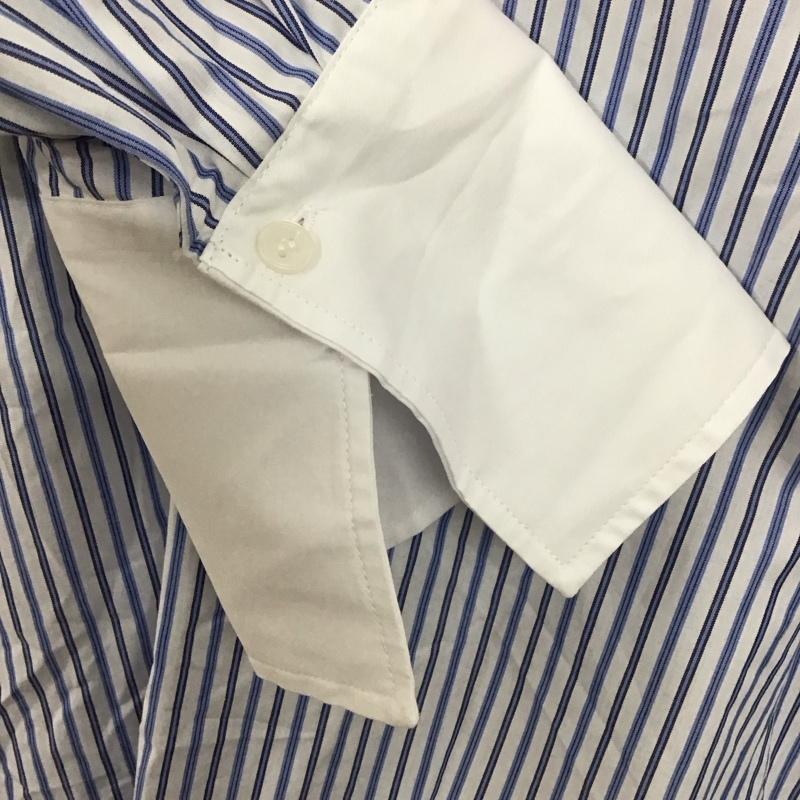 ザラ ZARA シャツ、ブラウス 長袖 長袖シャツ ストライプシャツ カラーシャツ XS ストライプ 白 / ホワイト / X 青 / ブルー /  レディース USED 古着 中古 10136462