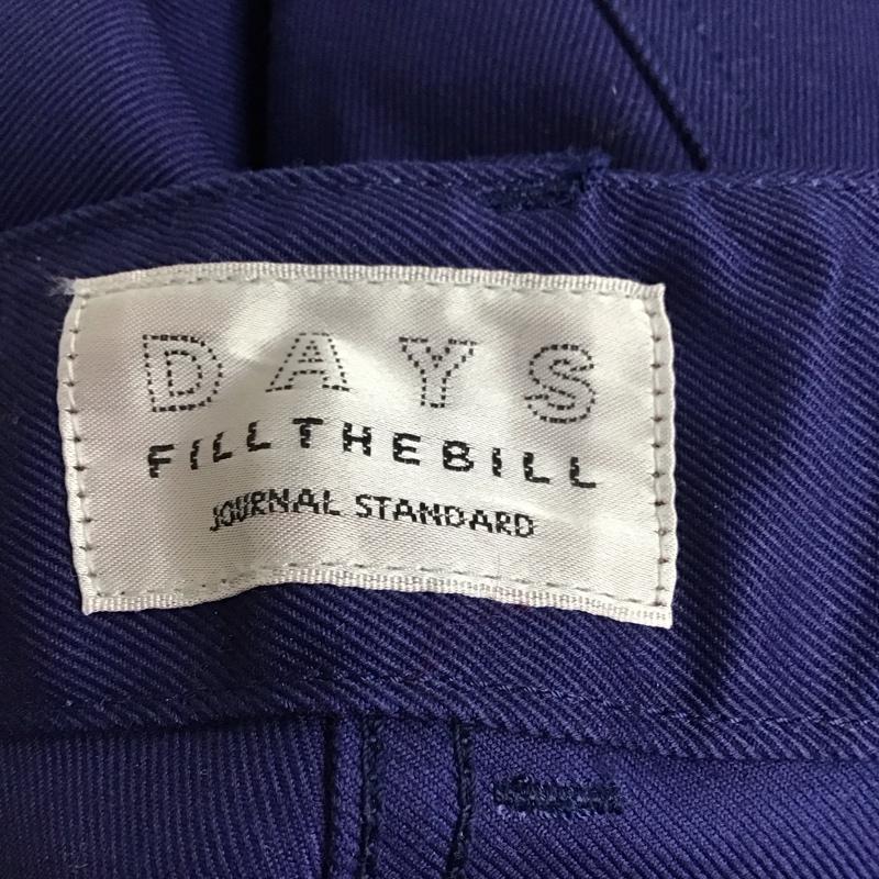 ジャーナルスタンダード JOURNAL STANDARD ボトムス ボトムス 104-204074 DAYS × FILL THE BILL 別注 ベイカーパンツ タグ付き L 無地 紺 / ネイビー /  メンズ USED 古着 中古 10122166