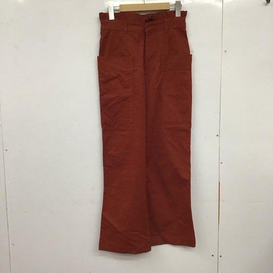 ザラ ZARA パンツ スラックス S 無地 茶 / ブラウン /  レディース USED 古着 中古 10150188