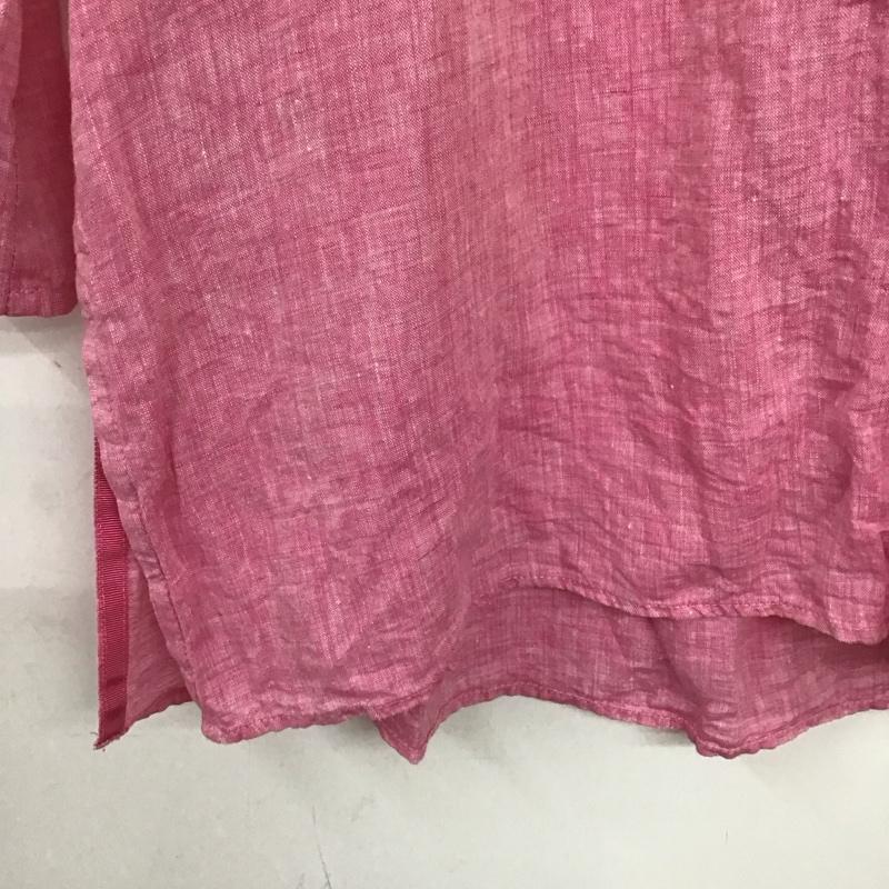 シンプリシテェ Simplicite シャツ、ブラウス 長袖 リネンシャツ 無地 桃 / ピンク /  レディース USED 古着 中古 10132776