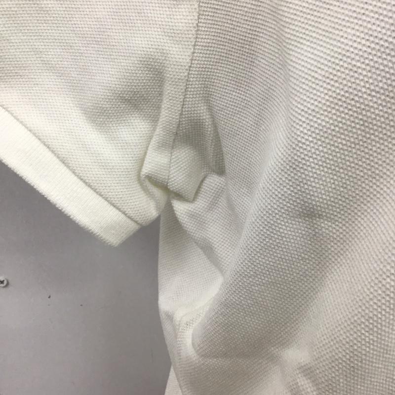 ラルフローレン RALPHLAUREN ポロシャツ 半袖 1273731SPO SKINNY POLO L ワンポイント 白 / ホワイト /  レディース USED 古着 中古 10120227