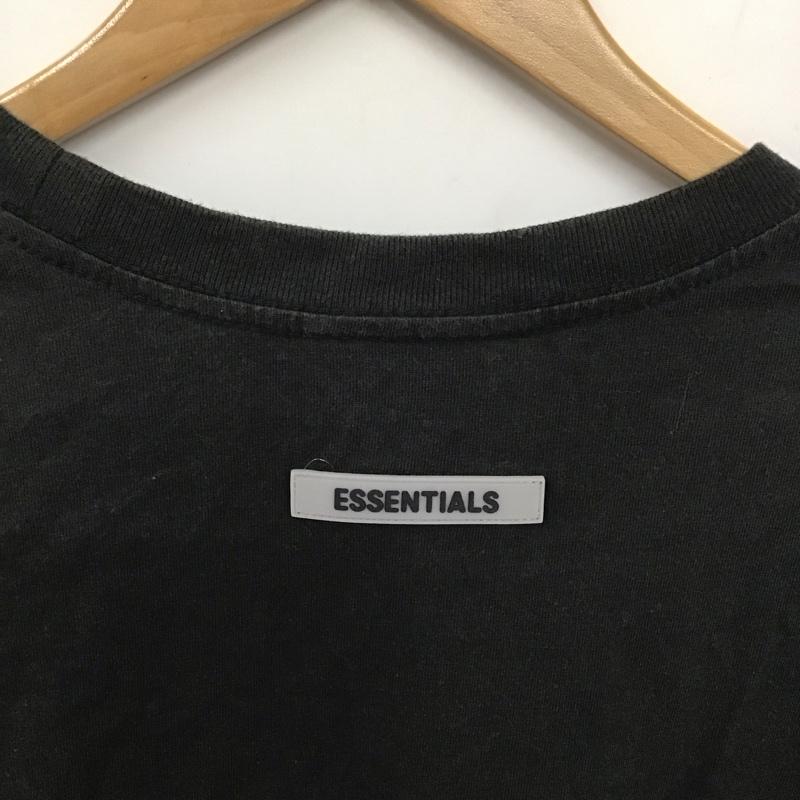 エッセンシャルズ ESSENTIALS Tシャツ 半袖 L ロゴ、文字 黒 / ブラック /  メンズ USED 古着 中古 10134903