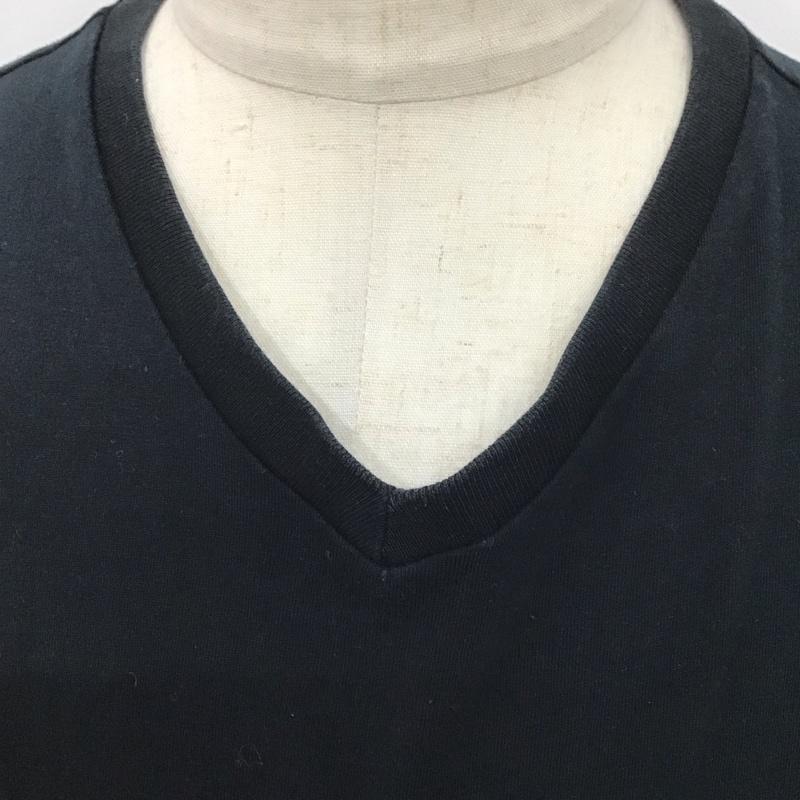 ポロバイラルフローレン Polo by RALPH LAUREN Tシャツ 半袖 半袖カットソー プリントTシャツ Vネックカットソー S ロゴ、文字 黒 / ブラック /  メンズ USED 古着 中古 10126725