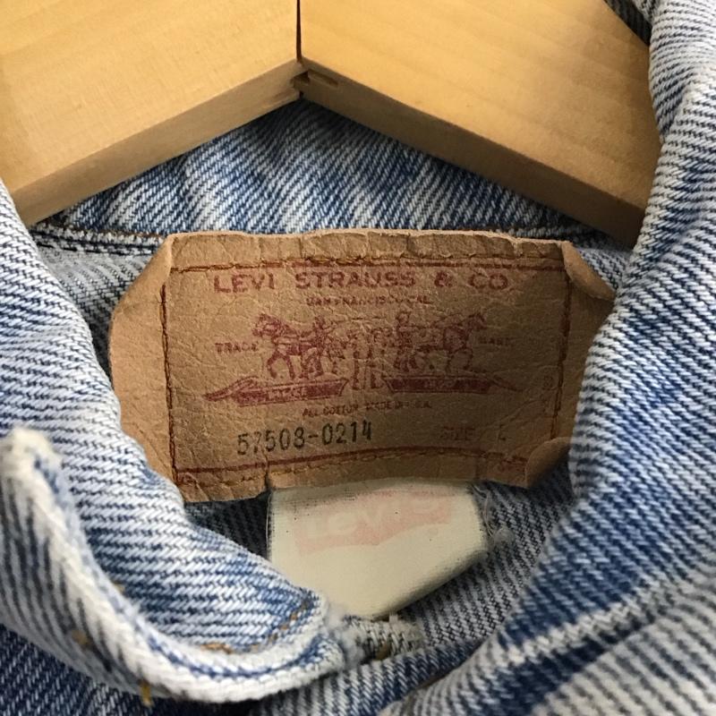リーバイストラウスアンドコー Levi Strauss & co. ジャケット、上着 ジャンパー、ブルゾン デニムジャケット Gジャン アウター カジュアルジャケット L 無地 インディゴ / インディゴ /  メンズ USED 古着 中古 10139492