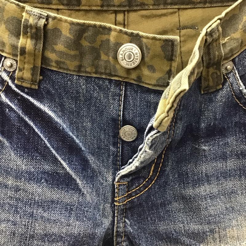 ヒステリックグラマー HYSTERIC GLAMOUR パンツ デニム、ジーンズ 2AP-5184 スカル レオパード M ダメージ加工 マルチカラー / マルチカラー /  レディース USED 古着 中古 10112469