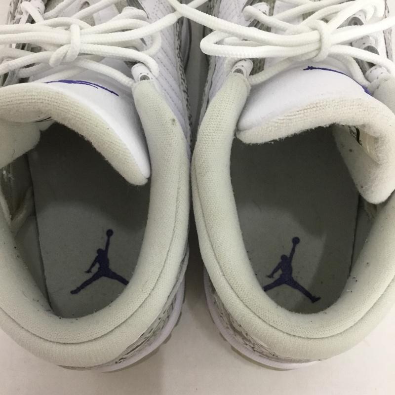 ナイキ NIKE スニーカー スニーカー 306008-102 AIR JORDAN 11 RETRO LOW 27cm 箱有 27.0cm ワンポイント 白 / ホワイト / X 灰 / グレー /  メンズ USED 古着 中古 10133609