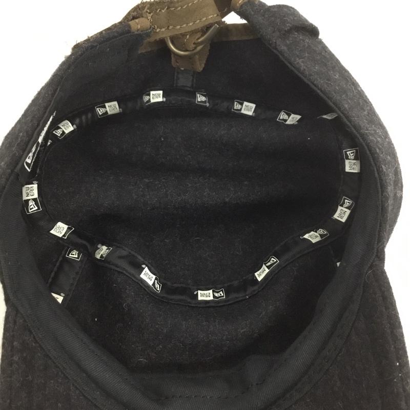 ニューエラ NEW ERA 帽子 キャップ ワークキャップ ウール ロゴ、文字 チャコールグレー / チャコールグレー /  メンズ USED 古着 中古 10133822
