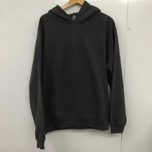 ロサンゼルスアパレル LOS ANGELES APPAREL パーカー 長袖 長袖パーカー プルオーバーパーカー スウェット L 無地 黒 / ブラック /  メンズ USED 古着 中古 10132883