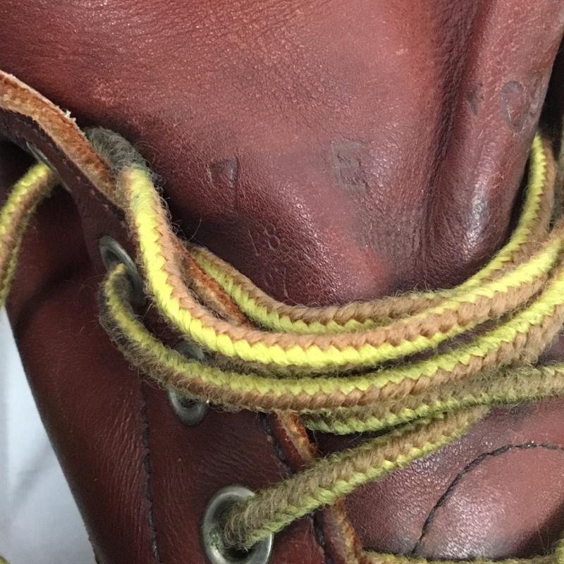 レッドウィング RED WING ブーツ ショートブーツ 09238 6インチ クラシックモック レザー 7E US：7 無地 茶 / ブラウン /  メンズ USED 古着 中古 10145156