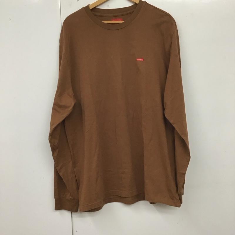 シュプリーム Supreme Tシャツ 長袖 22AW SmallBoxLSTee 長袖カットソー L ロゴ、文字 茶 / ブラウン /  メンズ USED 古着 中古 10129063
