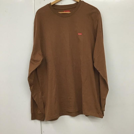 シュプリーム Supreme Tシャツ 長袖 22AW SmallBoxLSTee 長袖カットソー L ロゴ、文字 茶 / ブラウン /  メンズ USED 古着 中古 10129063