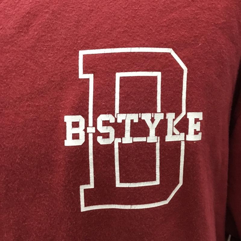 古着 USED Tシャツ 半袖 半袖カットソー プリントTシャツ クルーネックカットソー 古着 XXL プリント えんじ / ワインレッド /  メンズ USED 古着 中古 10116841