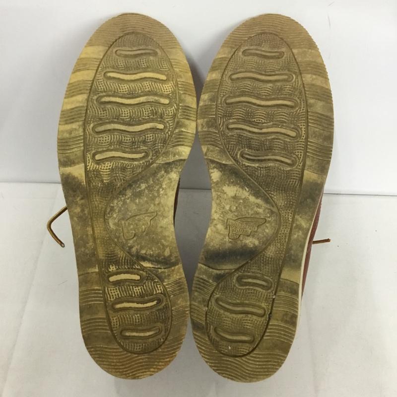 レッドウィング RED WING ブーツ ショートブーツ 3139 クラシック チャッカ 8 1/2D 26.5cm 26.5cm 無地 茶 / ブラウン /  メンズ USED 古着 中古 10143020