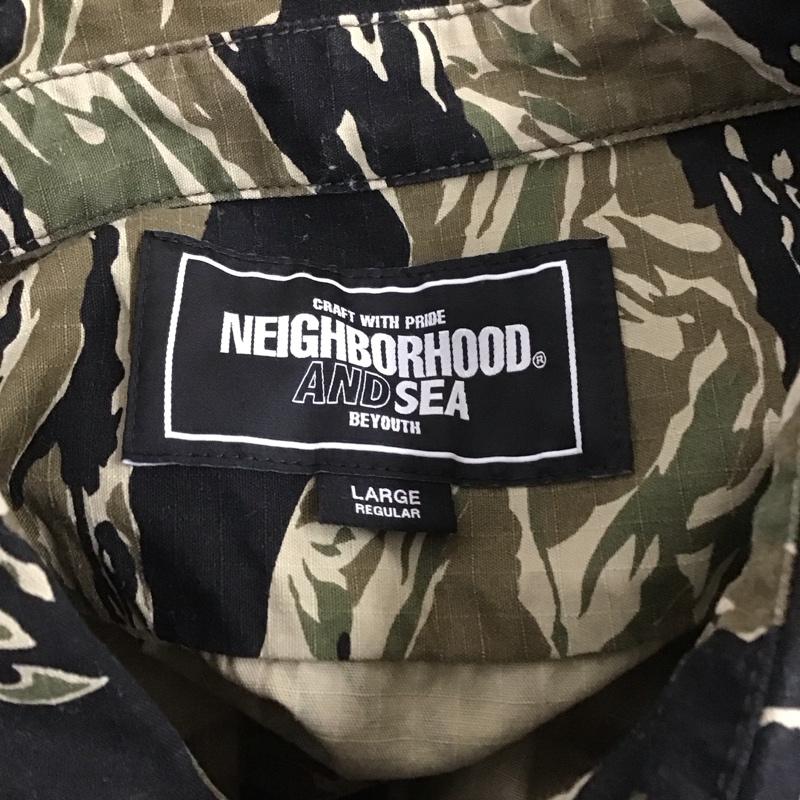ネイバーフッド NEIGHBORHOOD シャツ、ブラウス 長袖 長袖シャツ カラーシャツ ポケットシャツ 長袖カットソー 総柄シャツ L 総柄 マルチカラー / マルチカラー /  メンズ USED 古着 中古 10124700