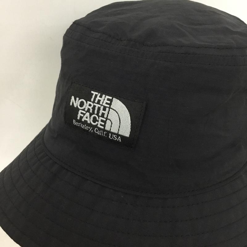 ザノースフェイス THE NORTH FACE 帽子 ハット リバーシブル フリース バケットハット ロゴ、文字 黒 / ブラック /  メンズ USED 古着 中古 10147563