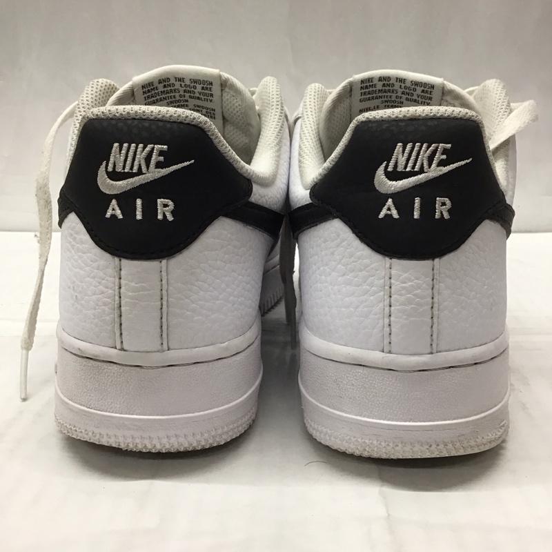 ナイキ NIKE スニーカー スニーカー CT2302 100 AIR FORCE 1 07 エアフォース 26cm 箱有 26.0cm ロゴ、文字 白 / ホワイト / X 黒 / ブラック /  メンズ USED 古着 中古 10111761