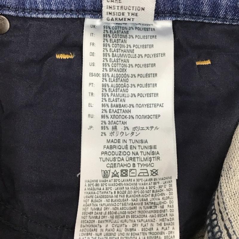 ディーゼル DIESEL パンツ デニム、ジーンズ デニムパンツ ストレートパンツ ワイドパンツ カジュアルパンツ 34 無地 インディゴ / インディゴ /  メンズ USED 古着 中古 10116340